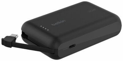 Belkin 20W 10000mAh Power Bank with USB-C Cable - Black