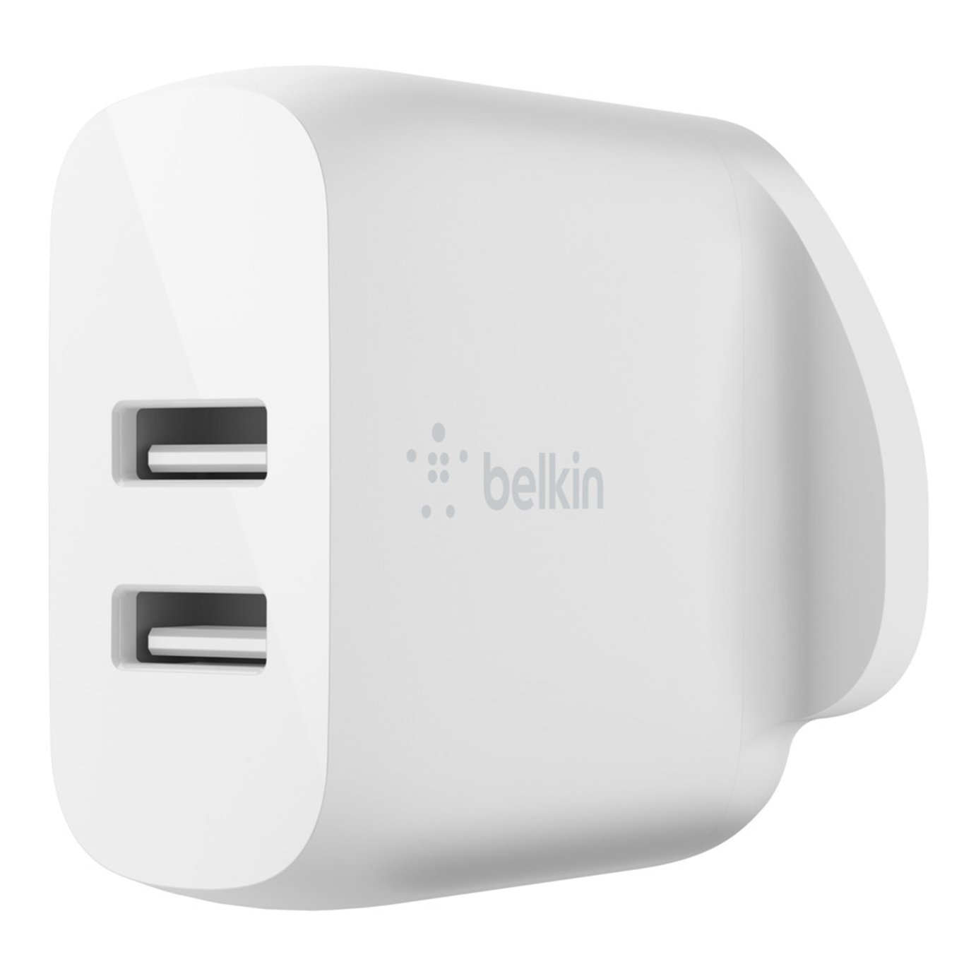 Belkin 24W Dual USB-A Wall Charger - White