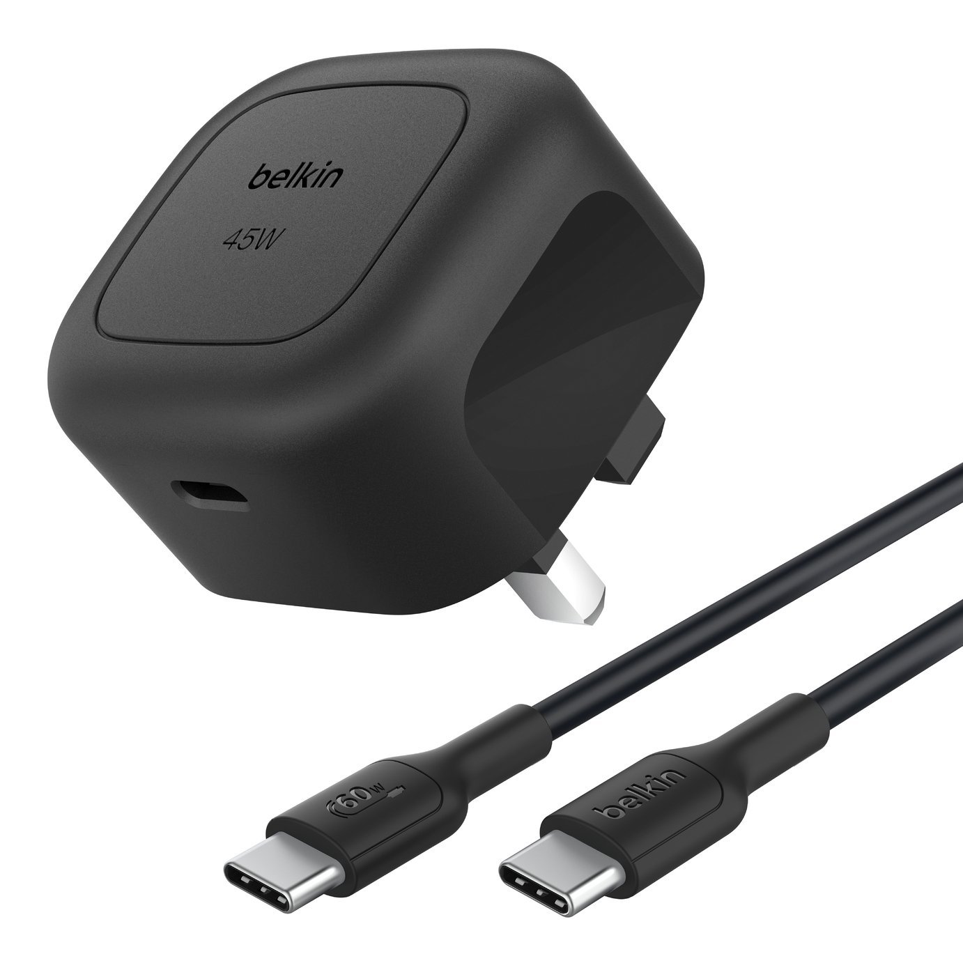 Belkin 45W Compact USB-C Wall Charger and 1m USB-C Cable