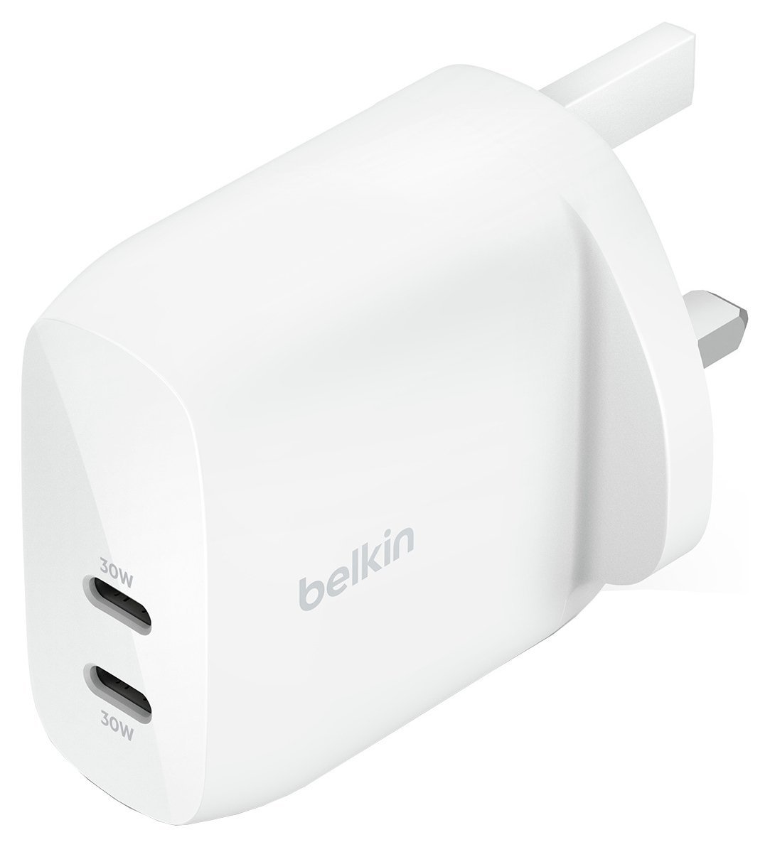 Belkin 60W USB-C Dual Port Wall Charger - White