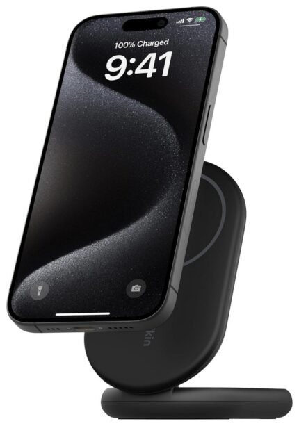 Belkin Qi2 15W Foldable MagSafe Wireless Charger - Black