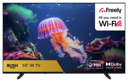 Bush 50 Inch 50UT24SB Smart 4K UHD HDR LED TiVo Freely TV