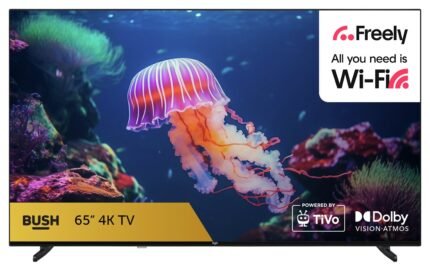 Bush 65 Inch 65UT24SB 4K UHD HDR LED TiVo Freely TV