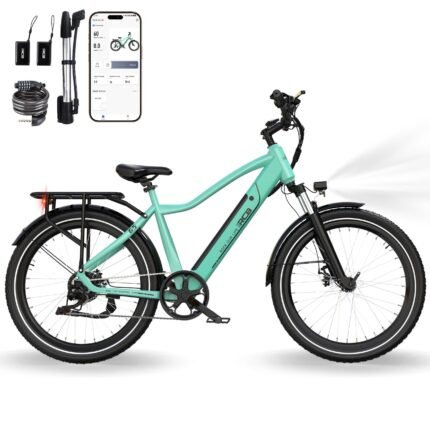 Electric City Bikes G5, E-bikes 27.5",APP&NFC,BLUE