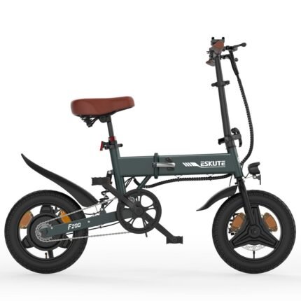 ESKUTE F200 250W city ebike, 36V 7.8AH，14-inch tire Foldable Electric Bicycle