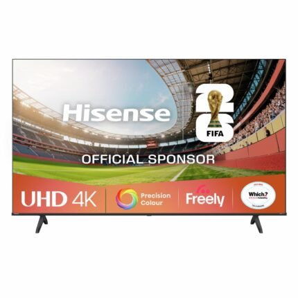 Hisense 50 Inch 50E6QTUK Smart 4K UHD HDR LED Freely TV