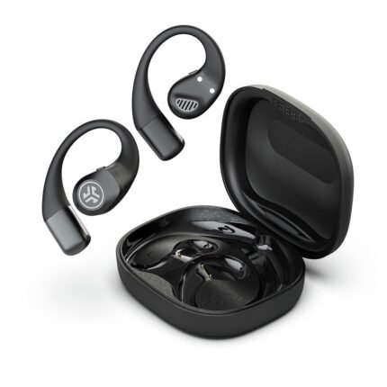 JLab Epic Open Sport In-Ear True Wireless Earbuds - Black