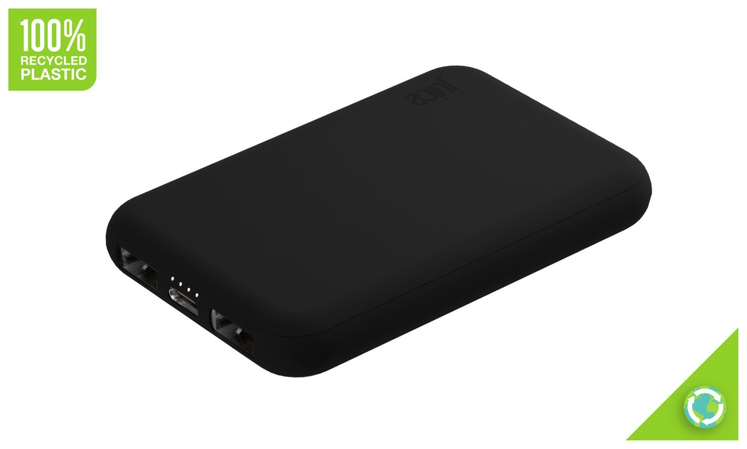 Juice 5000mAh Portable Power Bank - Black