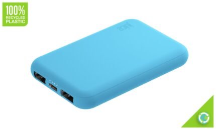 Juice 5000mAh Portable Power Bank - Blue