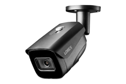 Lorex 4K IP Wired Bullet Security Camera with Listen-in Audio and Real-Time 30FPS Recording