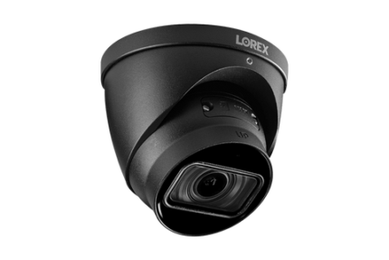 Lorex 4K IP Wired Dome Security Camera with Listen-In Audio, Motorized Varifocal Lens and Real-Time 30FPS Recording