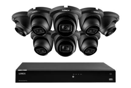 Lorex Fusion Series 4K 16 Camera Capable (Wired or Fusion Wi-Fi) 4TB Wired NVR System with A14 IP Dome Cameras