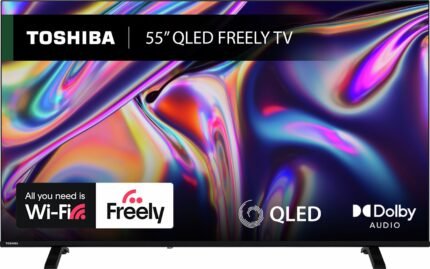 Toshiba 55 Inch 55QV1563DB Smart 4K UHD HDR QLED Freely TV