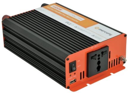12v Softstart Power Inverter Modified Sine 1000w Mercury 652.006uk