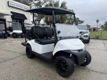 2024 E-Z-GO Freedom RXV ELiTE Lithium | Pearl White Special Edition | Zero-Maintenance Electric Sale! - Golf Carts Nation | Street-Legal LSV & Custom Carts