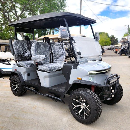 2025 Denago EV Rover XL Lifted 4-Passenger Lithium Cart | Apple CarPlay | 105Ah LiFePO₄ | Street Legal