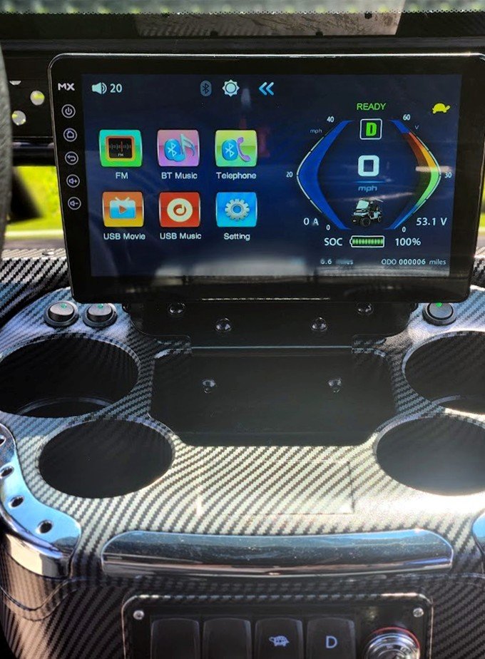 2025 Denago EV Rover XL Lifted 4-Passenger Lithium Cart | Apple CarPlay | 105Ah LiFePO₄ | Street Legal - Image 2