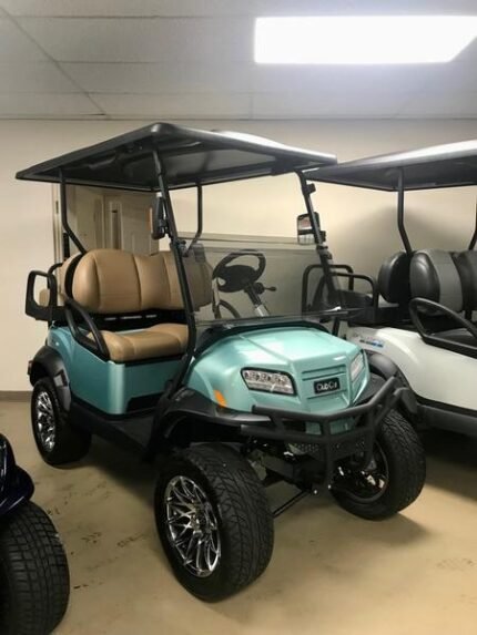 2025 Club Car Onward Lifted 4-Passenger HP Lithium | Metallic Seafoam | Zero-Maintenance Power! - Golf Carts Nation | Street-Legal LSV & Custom Carts