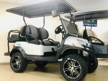 2025 Club Car Onward Lifted 4-Passenger XR Lithium | Glacier White | Extended Range Electric Sale! - Golf Carts Nation | Street-Legal LSV & Custom Carts