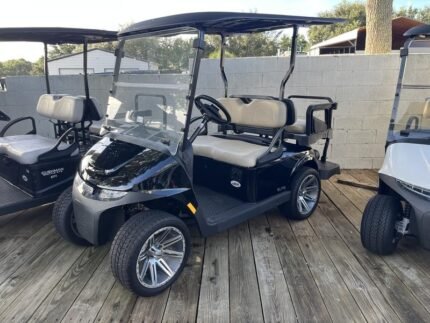 2025 E-Z-GO Freedom RXV ELiTE Lithium | Black Finish | Zero-Maintenance Electric Sale! - Golf Carts Nation | Street-Legal LSV & Custom Carts