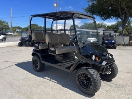 2025 E-Z-GO Liberty ELiTE Lithium 4.2 | Black | 4 Forward-Facing Seats | Sale Price! - Golf Carts Nation | Street-Legal LSV & Custom Carts