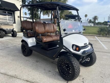 2025 E-Z-GO Liberty ELiTE Lithium PTV | Bright White | 4 Forward-Facing Seats | Sale Price! - Golf Carts Nation | Street-Legal LSV & Custom Carts