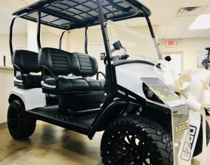 2025 E-Z-GO Liberty ELiTE Lithium PTV | Bright White | 4 Forward-Facing Seats Sale! - Golf Carts Nation | Street-Legal LSV & Custom Carts