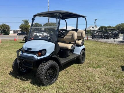 2025 E-Z-GO Liberty ELiTE Lithium PTV | Ocean Grey | 4 Forward-Facing Seats | Sale Price! - Golf Carts Nation | Street-Legal LSV & Custom Carts