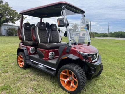 2025 Evolution D-Max XT4 for Sale | 4WD 4-Seater with 24-Speaker Sound - Golf Carts Nation | Street-Legal LSV & Custom Carts