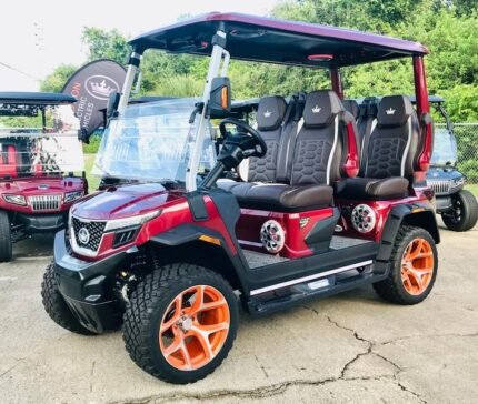 2025 Evolution D-Max XT4 for Sale | 4WD 4-Seater with 24-Speaker Sound - Golf Carts Nation | Street-Legal LSV & Custom Carts