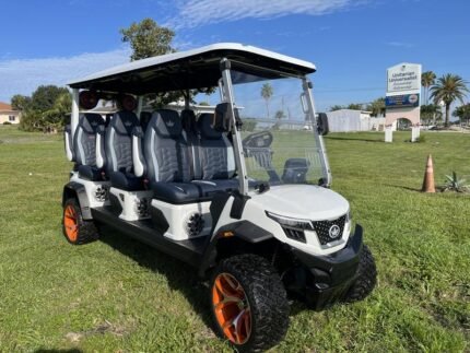 2025 Evolution D-Max XT6 for Sale | 4WD 6-Seater with 24-Speaker Sound - Golf Carts Nation | Street-Legal LSV & Custom Carts