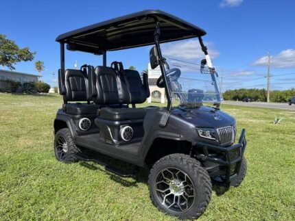 2025 Evolution D5 Maverick 4 Plus Arctic Gray | Cart with CarPlay - Golf Carts Nation | Street-Legal LSV & Custom Carts