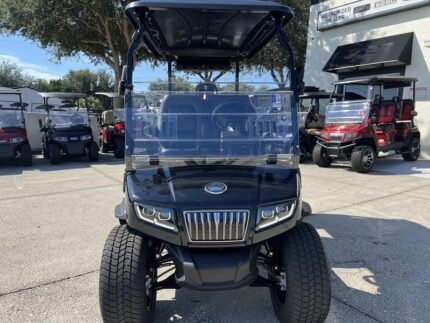 2025 Evolution D5 Ranger 4 Black Sapphire | Forward-Facing 4-Seater Cart - Golf Carts Nation | Street-Legal LSV & Custom Carts