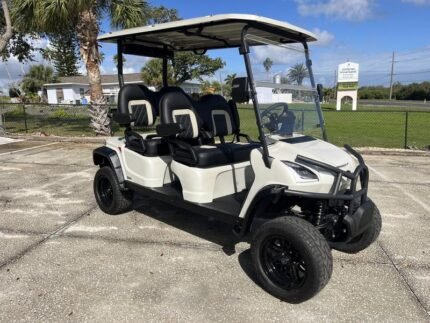 2025 STAR EV Sirius 4 LSV | White Diamond Pearl | 4 Forward-Facing Seats & 105Ah Lithium Battery Sale! - Golf Carts Nation | Street-Legal LSV & Custom Carts