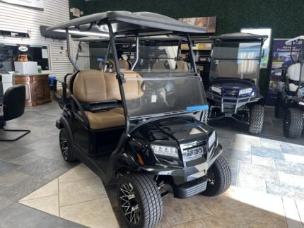 2026 Club Car Onward 4-Passenger XR Lithium Golf Cart | Metallic Tuxedo Black - Golf Carts Nation | Street-Legal LSV & Custom Carts