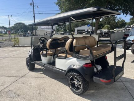 2026 Club Car Onward Lifted 6-Passenger HP Lithium PTV | Glacier White | Zero-Maintenance Luxury! - Golf Carts Nation | Street-Legal LSV & Custom Carts