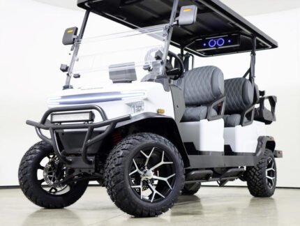 2026 Denago EV Rover XL6 White 6-Passenger Lithium Cart