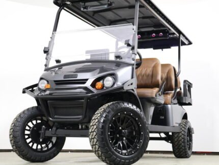 2026 E-Z-GO Express 6 Summit XTL ELiTE Lithium 6-Passenger Lifted Golf Cart - Golf Carts Nation | Street-Legal LSV & Custom Carts