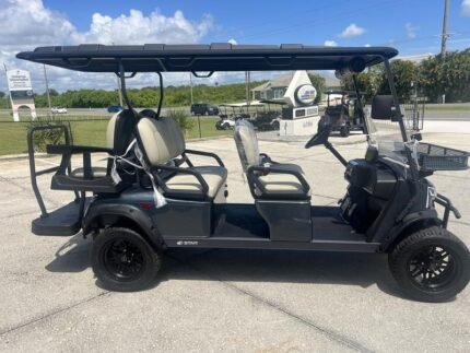 2026 STAR EV J-Model 4+2 LSV | Lifted 6-Passenger Lithium in Charcoal Moss | Premium Family Shuttle Sale! - Golf Carts Nation | Street-Legal LSV & Custom Carts