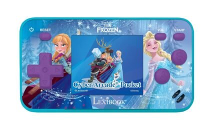 Lexibook 1.8" Cyber Arcade Handheld Console – Frozen Edition | Disney Retro Gaming On the Go