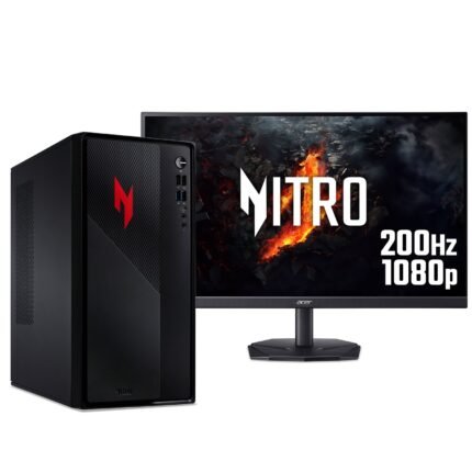 Acer Nitro N20 i5 16GB 512GB Desktop PC 24in Monitor Bundle