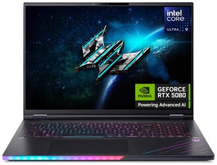 Acer Predator 18in U9 32GB 2TB RTX5080 Gaming Laptop - Black