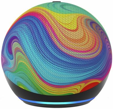 Amazon Echo Dot Kids 5th Gen Smart Speaker - Rainbow Swirl