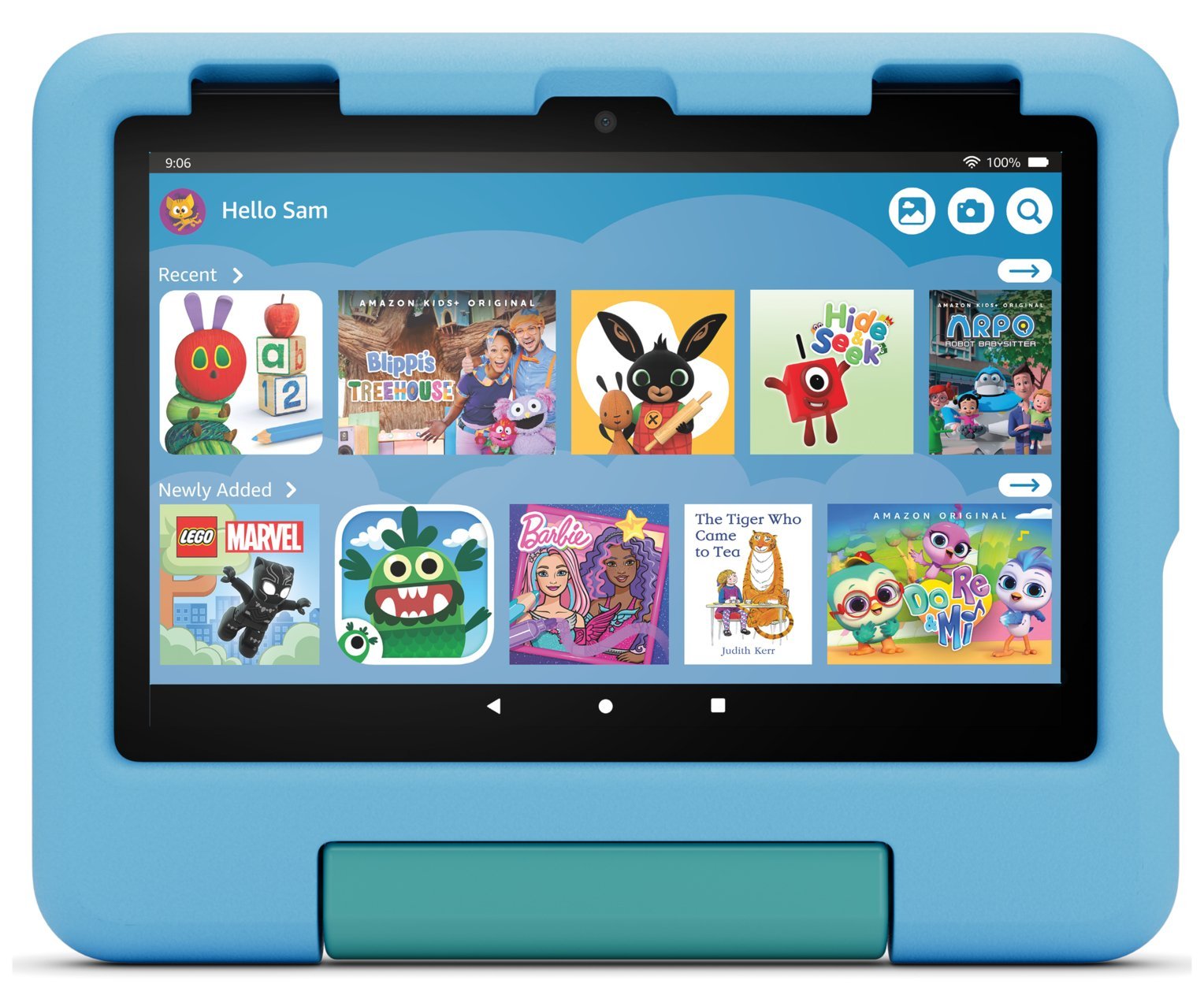 Amazon Fire HD 8 Kids Tablet for 3-7, 8 Inch 32GB - Blue