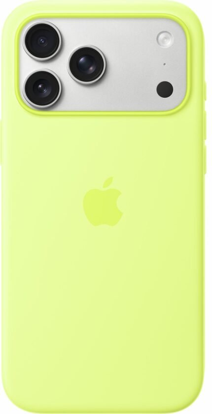 Apple iPhone 17 Pro Max Silicone Case MagSafe - Neon Yellow