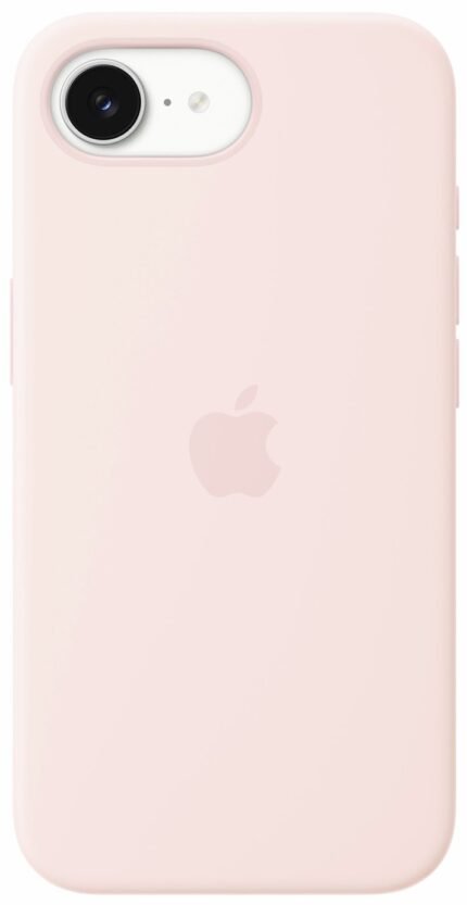 Apple iPhone 17e Silicone Phone Case with MagSafe Soft Pink