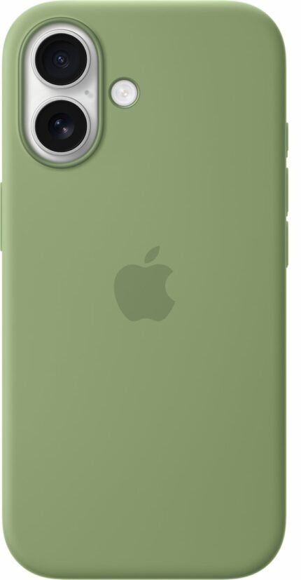 Apple iPhone Silicone Case with MagSafe - Light Moss