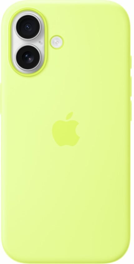 Apple iPhone Silicone Case with MagSafe - Neon Yellow