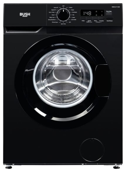 Bush WMSAA714EB 7KG 1400 Spin Washing Machine - Black
