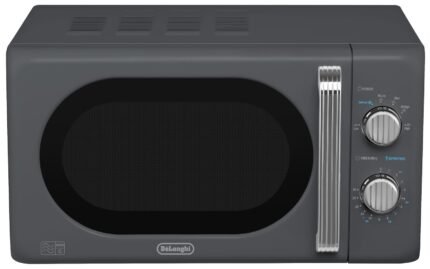 De'Longhi Argento Flora 800W Standard Microwave - Grey